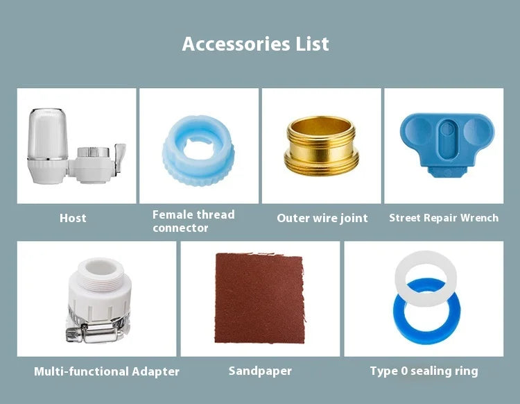Universal Kitchen Faucet Water Purifier Tap Filter