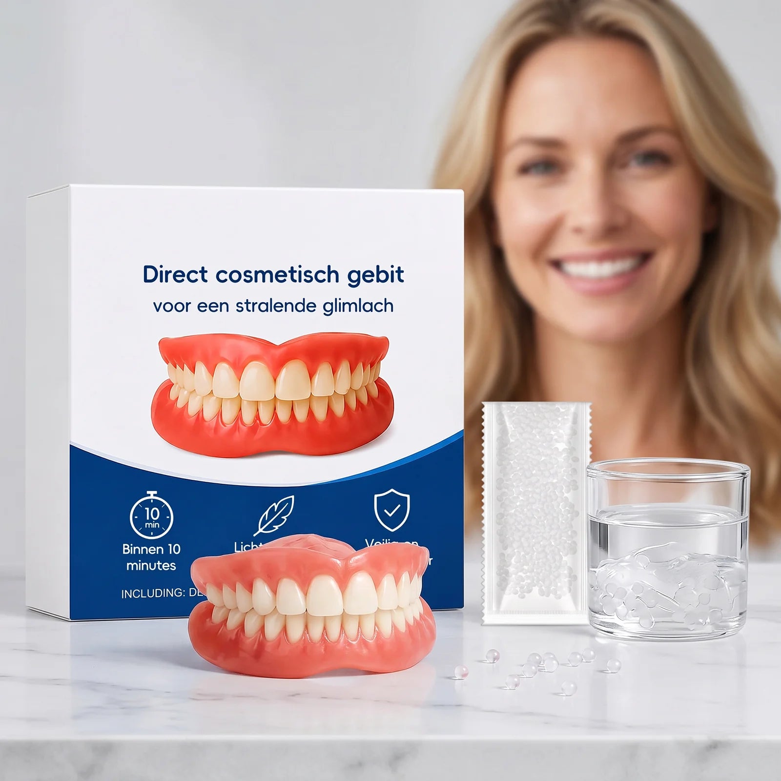 Comfort Fit Silicone Cosmetic Smile Veneers - 6