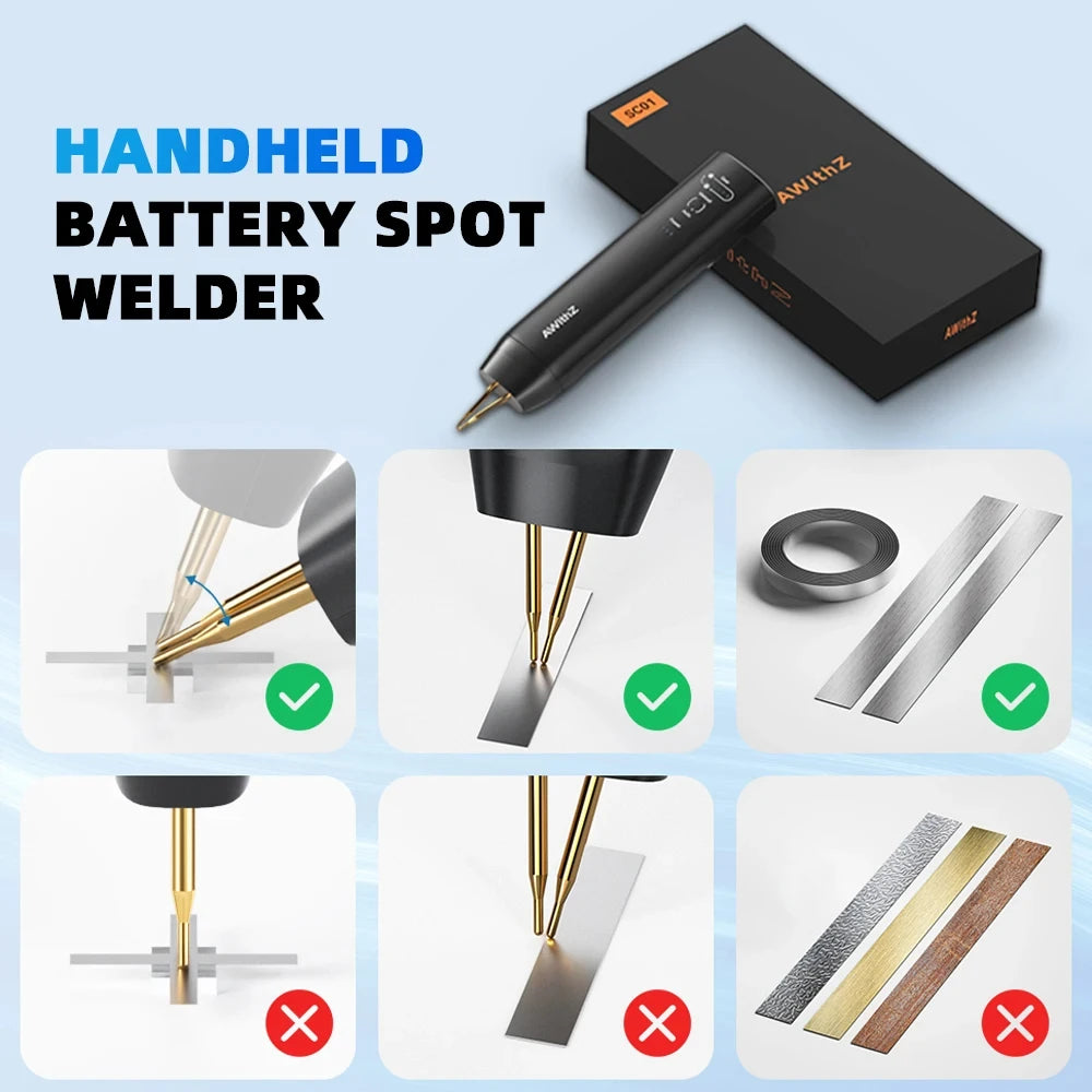 Portable Handheld Battery Spot Welder with 11 Adjustable Gears