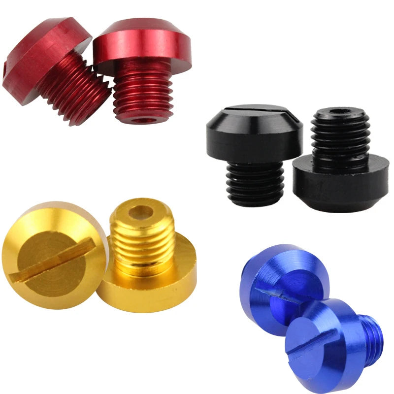 Motorcycle Mirror Hole Plug Screws for M8 and M10 Threads - 4