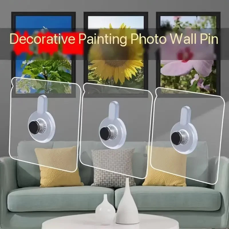 Heavy Duty Adhesive Wall Hooks for Picture Frames and Decor - 13