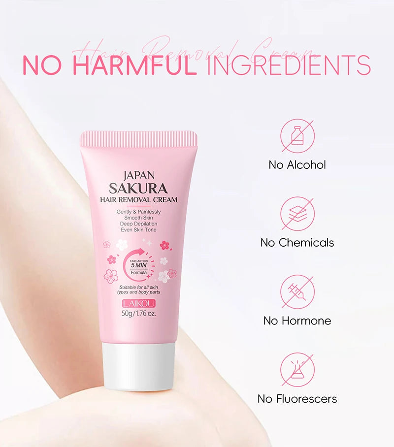 Painless Gentle Hair Removal Cream for Body and Intimate Areas - 16