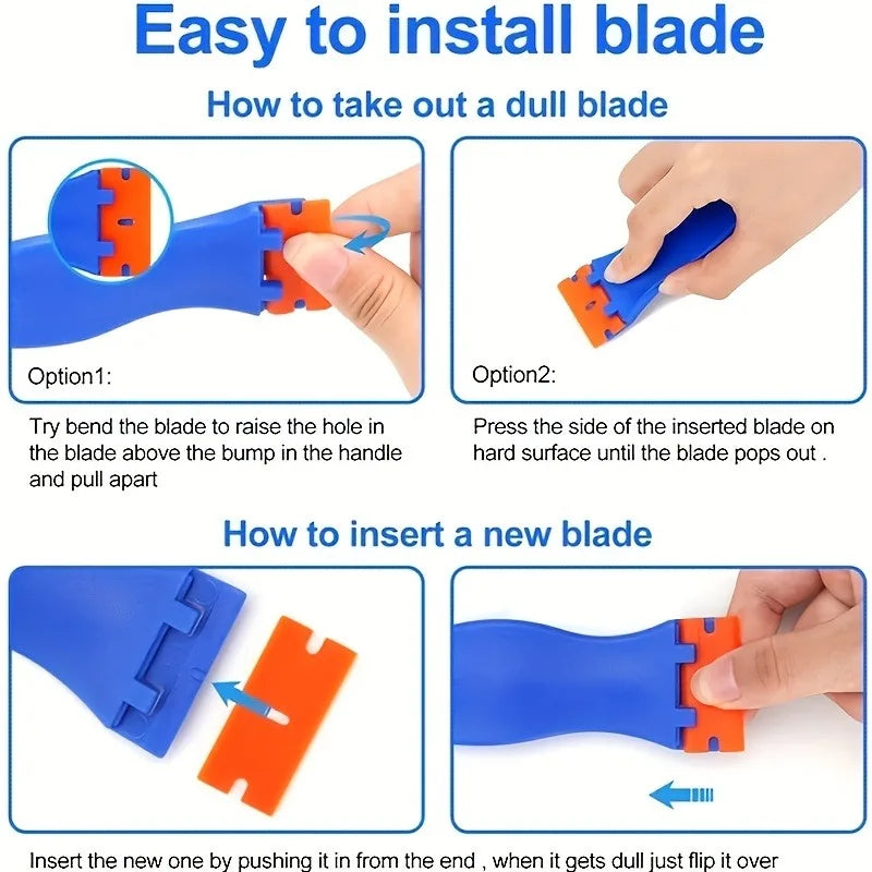 Multipurpose Sticker and Glue Removal Scraper Tool - 5