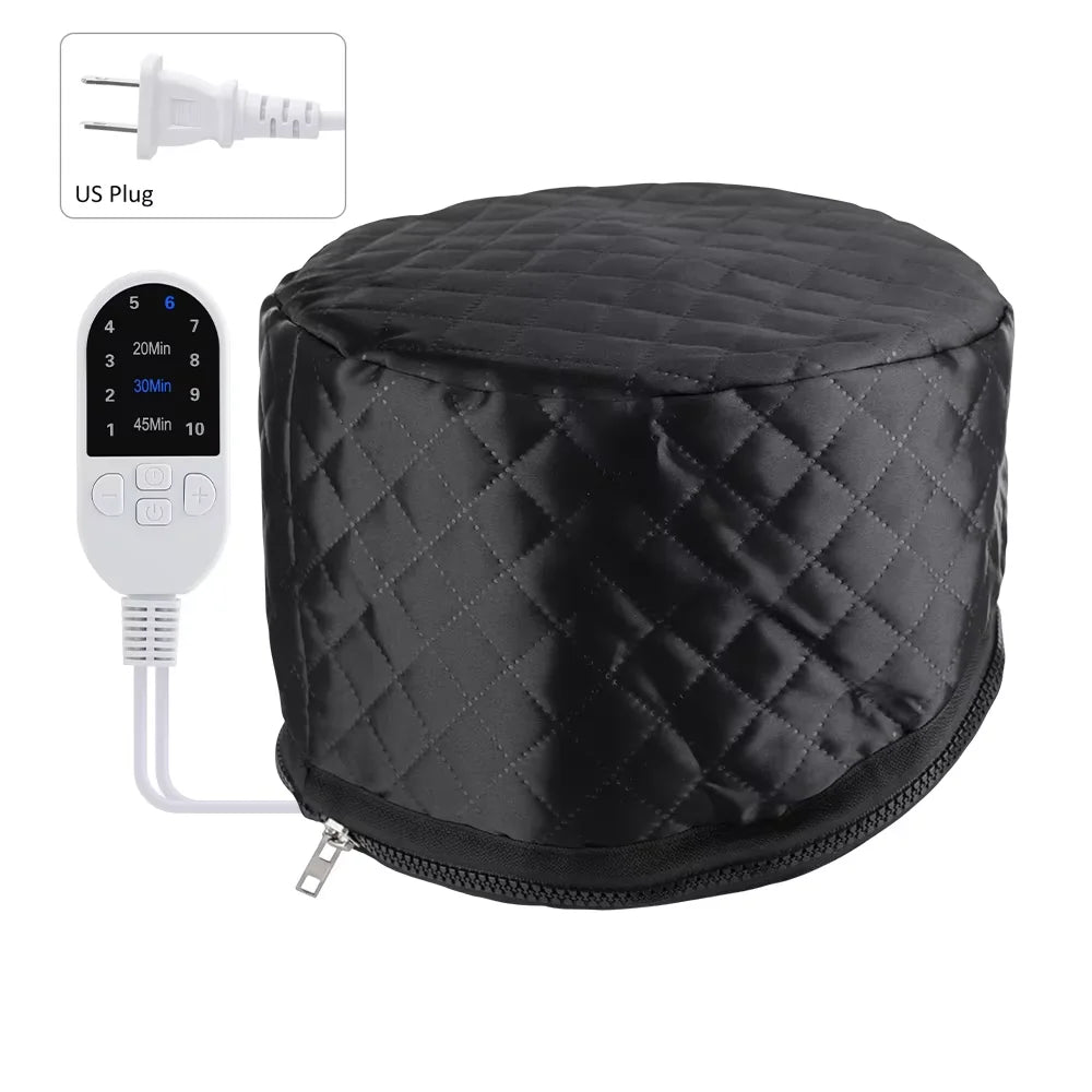 Electric Deep Conditioning Hair Spa Steamer Cap - 13