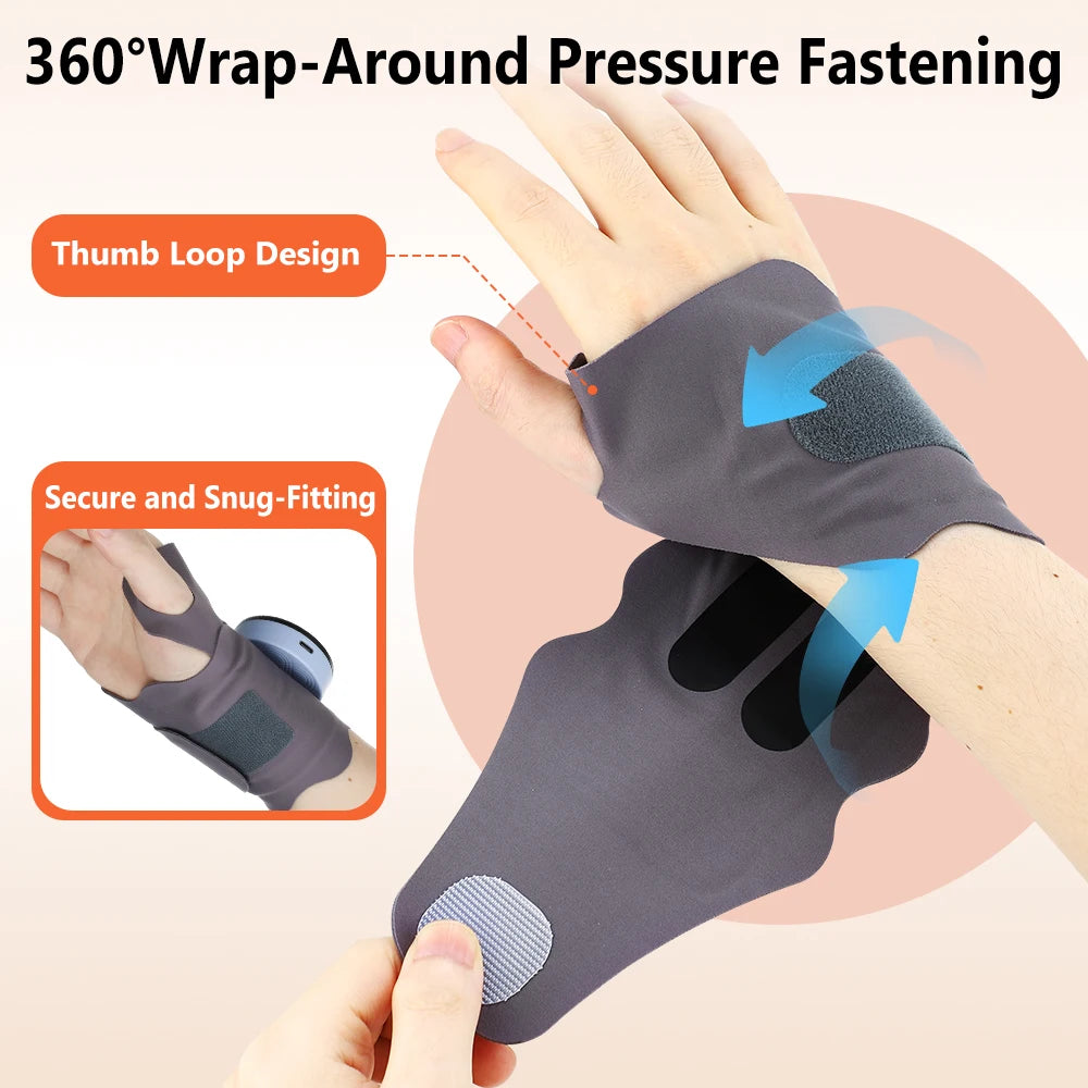 Microcurrent Wrist Massager for Hand Pain Relief