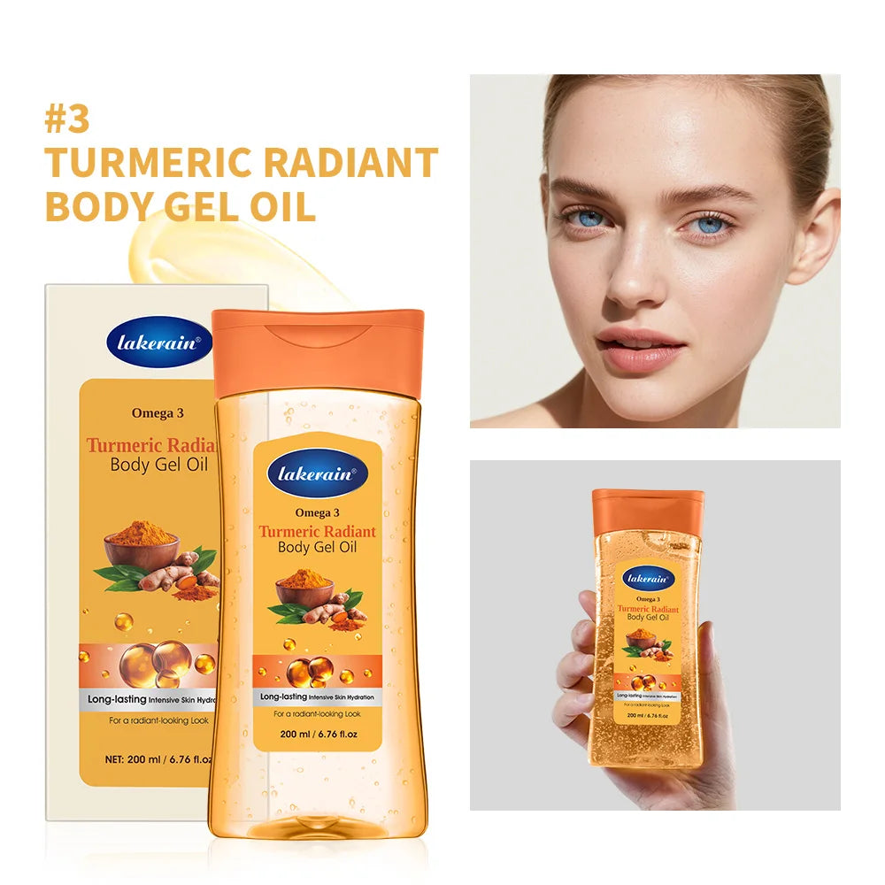 Radiant Hydrating Body Gel Oil for Glowing Skin