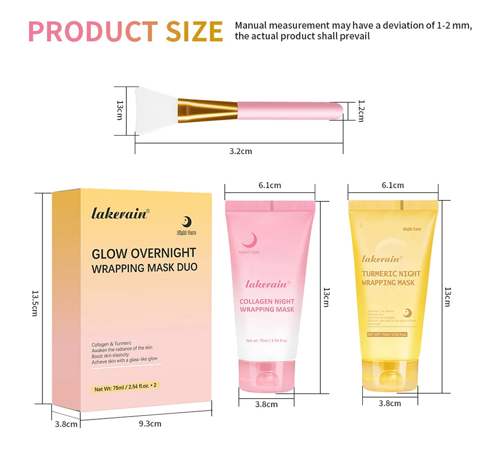 Overnight Peel-Off Face Mask Duo for Firming and Hydration