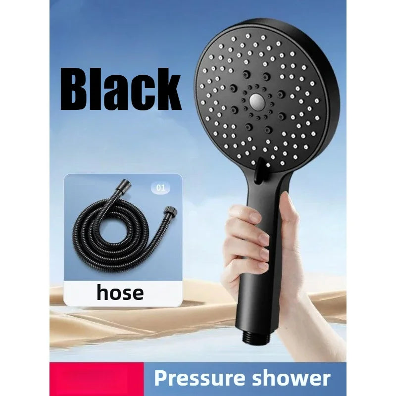 5-Mode Adjustable Handheld Water-Saving Shower Head