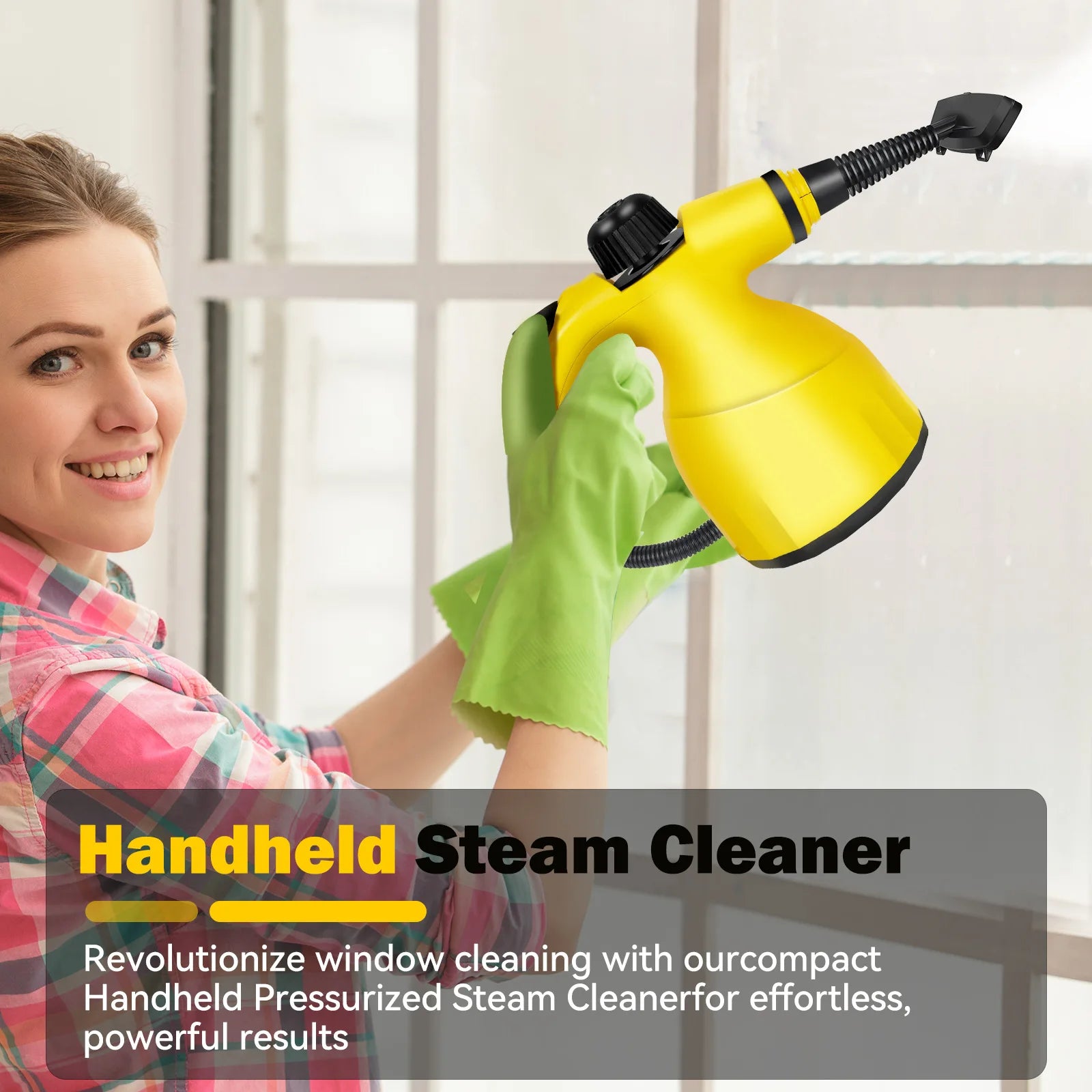 High-Pressure Handheld Steam Cleaner for Deep Home Cleaning