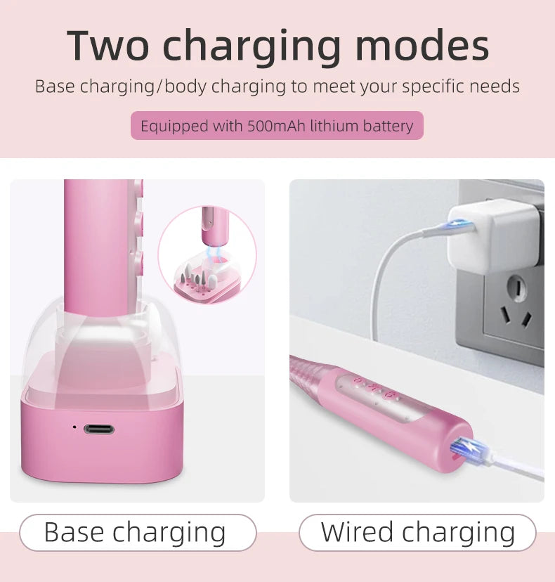 Cordless Electric Nail File and Manicure Drill Kit