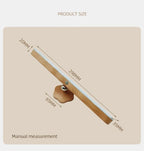 Portable Rechargeable Wooden Magnetic LED Wall Lamp
