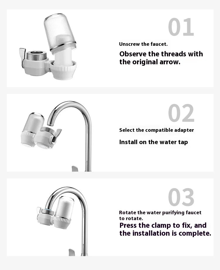 Universal Kitchen Faucet Water Purifier Tap Filter