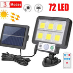 Solar Powered Split Wall Lamp with Motion Sensor