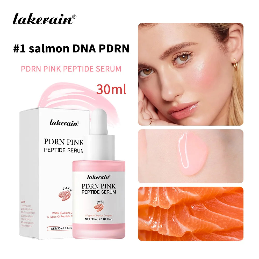 Salmon PDRN Pink Peptide Facial Serum for Glass Skin Glow - 2