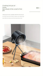 Portable Mini Desktop Range Hood for BBQ and Hot Pot