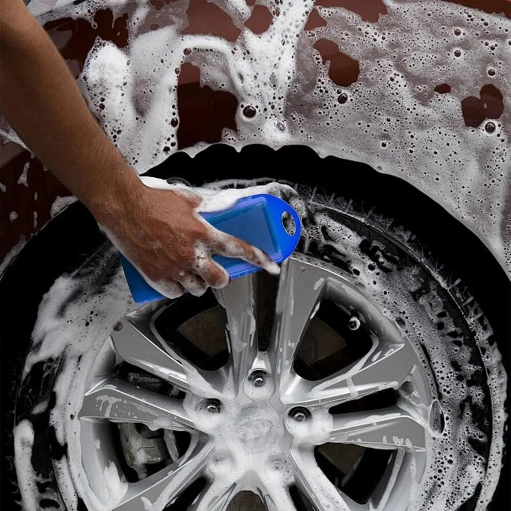 Ergonomic Car Tire Wax and Polish Applicator Sponge