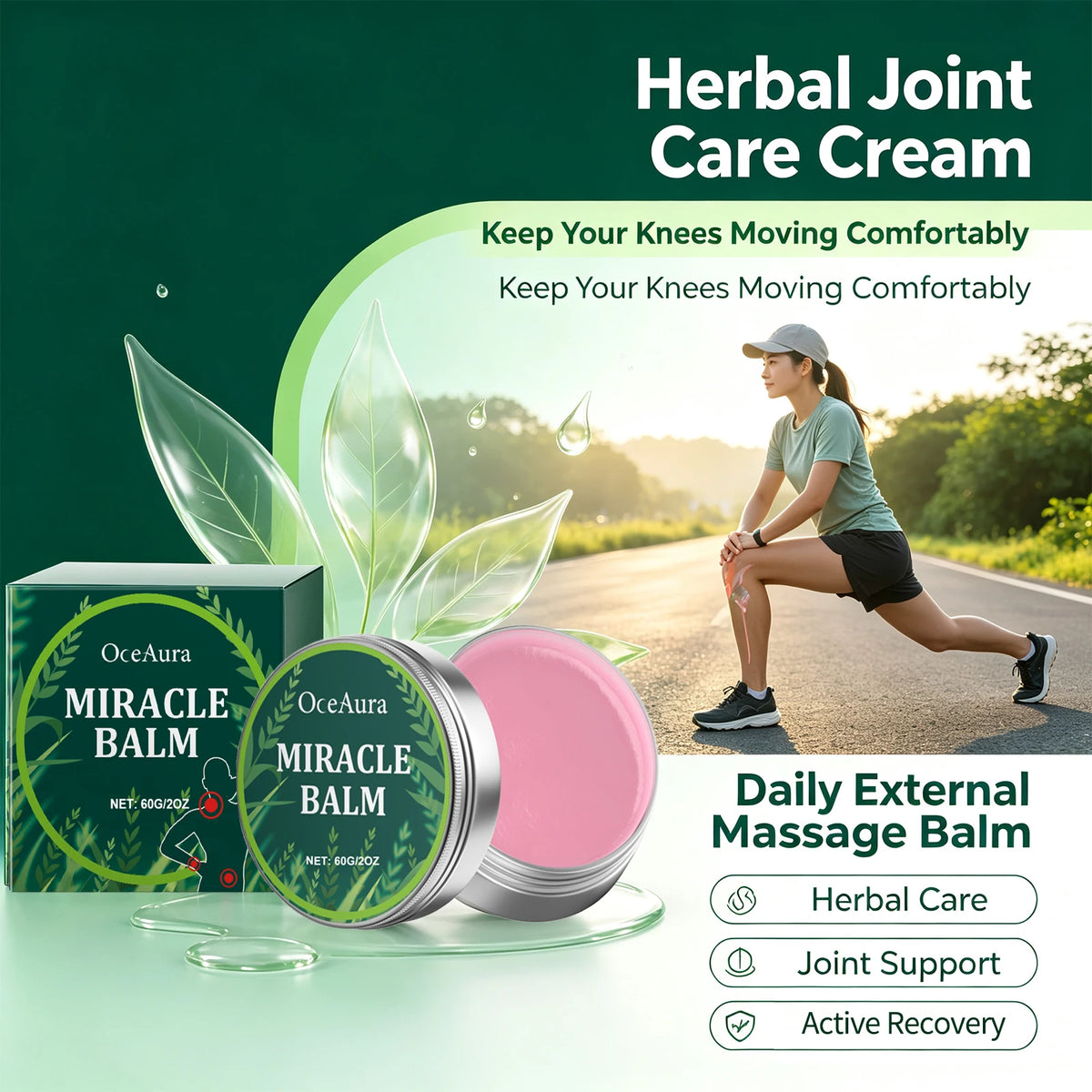 Herbal Muscle and Joint Relief Massage Balm