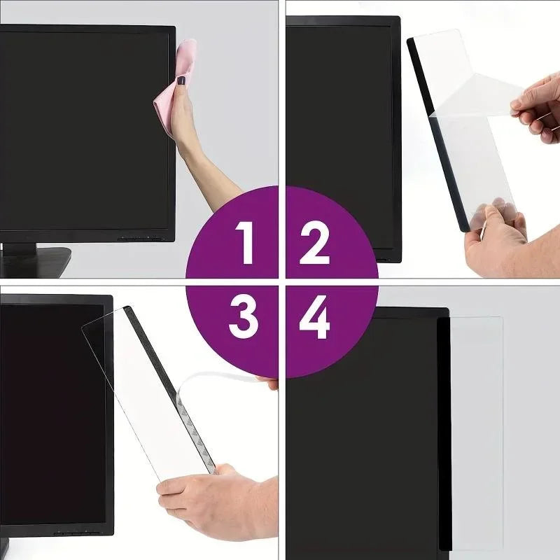 Acrylic Monitor Memo Board for Desk Organization