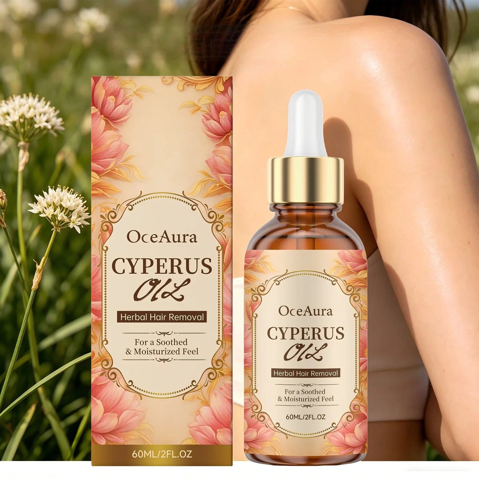 Cyperus Oil Natural Hair Growth Inhibitor and Skin Soothing Serum - 5