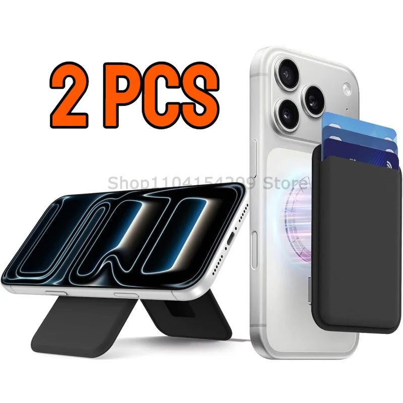 Magnetic Phone Wallet Case with Integrated Stand for MagSafe - 21