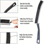 Hard-Bristle Crevice Cleaning Brush for Home Deep Cleaning