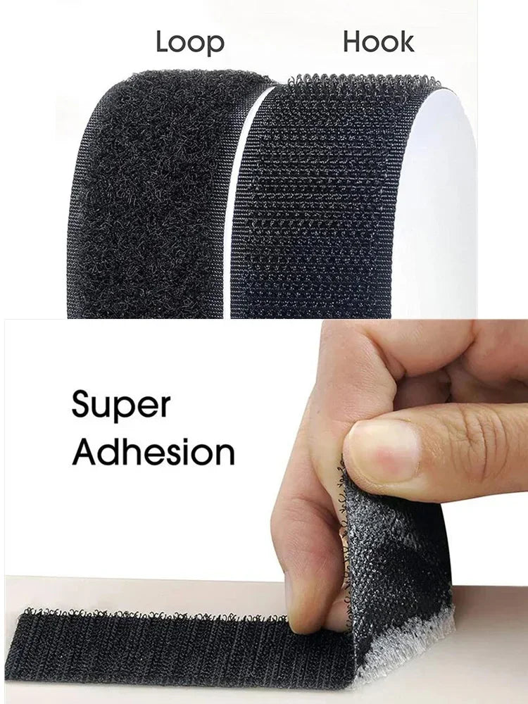 Heavy Duty Self-Adhesive Hook and Loop Fastener Tape - 9