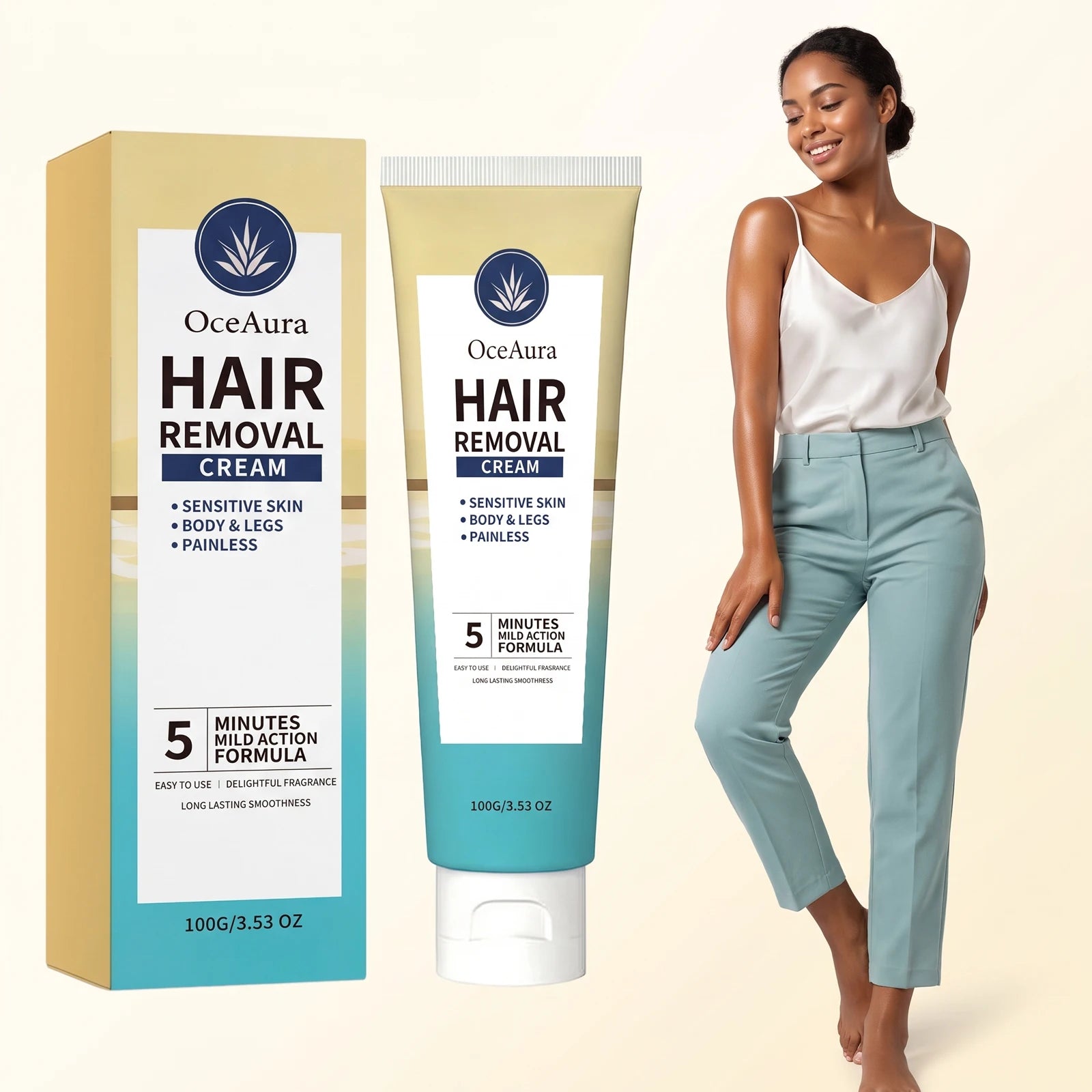 Painless Hair Removal Cream for Body and Sensitive Skin - 5