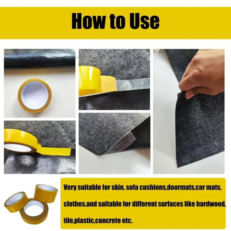 Heavy Duty Waterproof Double-Sided Mesh Adhesive Tape