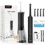 2-in-1 Portable Water Flosser and Electric Toothbrush Kit