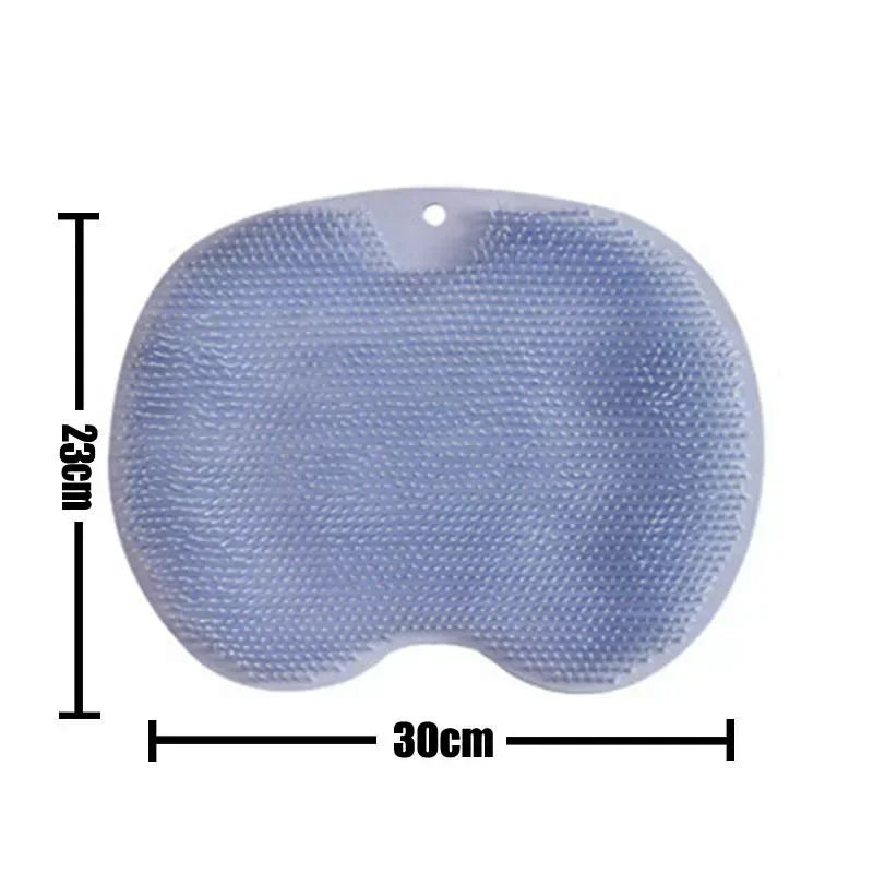 Non-Slip Silicone Shower Foot Scrubber and Massage Mat - 37