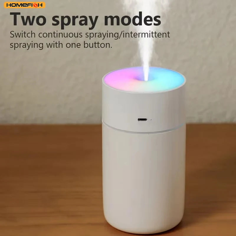 Portable Wireless Mini Air Humidifier and Aroma Diffuser - 1