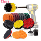 Power Drill Attachment Cleaning Brush Kit