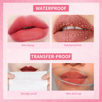 Waterproof 2-in-1 Matte Lip Tint and Liquid Blush