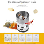 Compact Electric Food and Coffee Bean Grinder