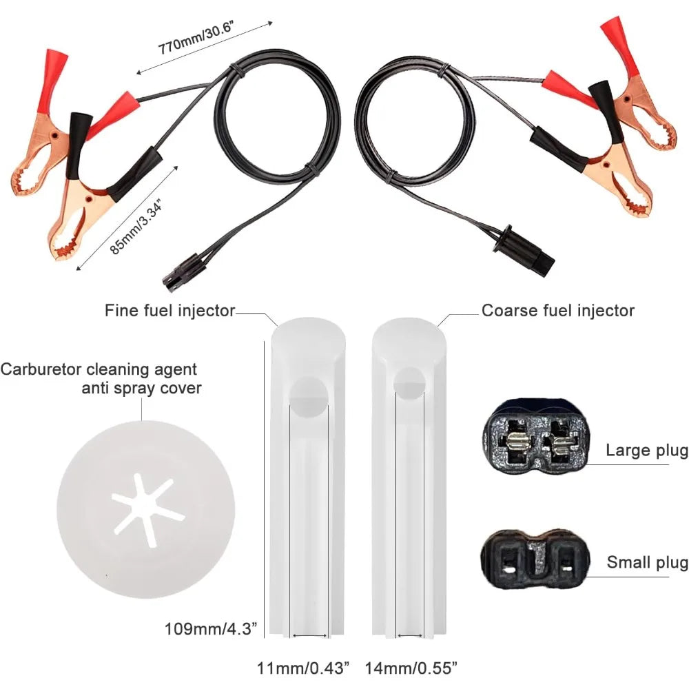 Universal Fuel Injector Cleaning and Flushing Tool Kit