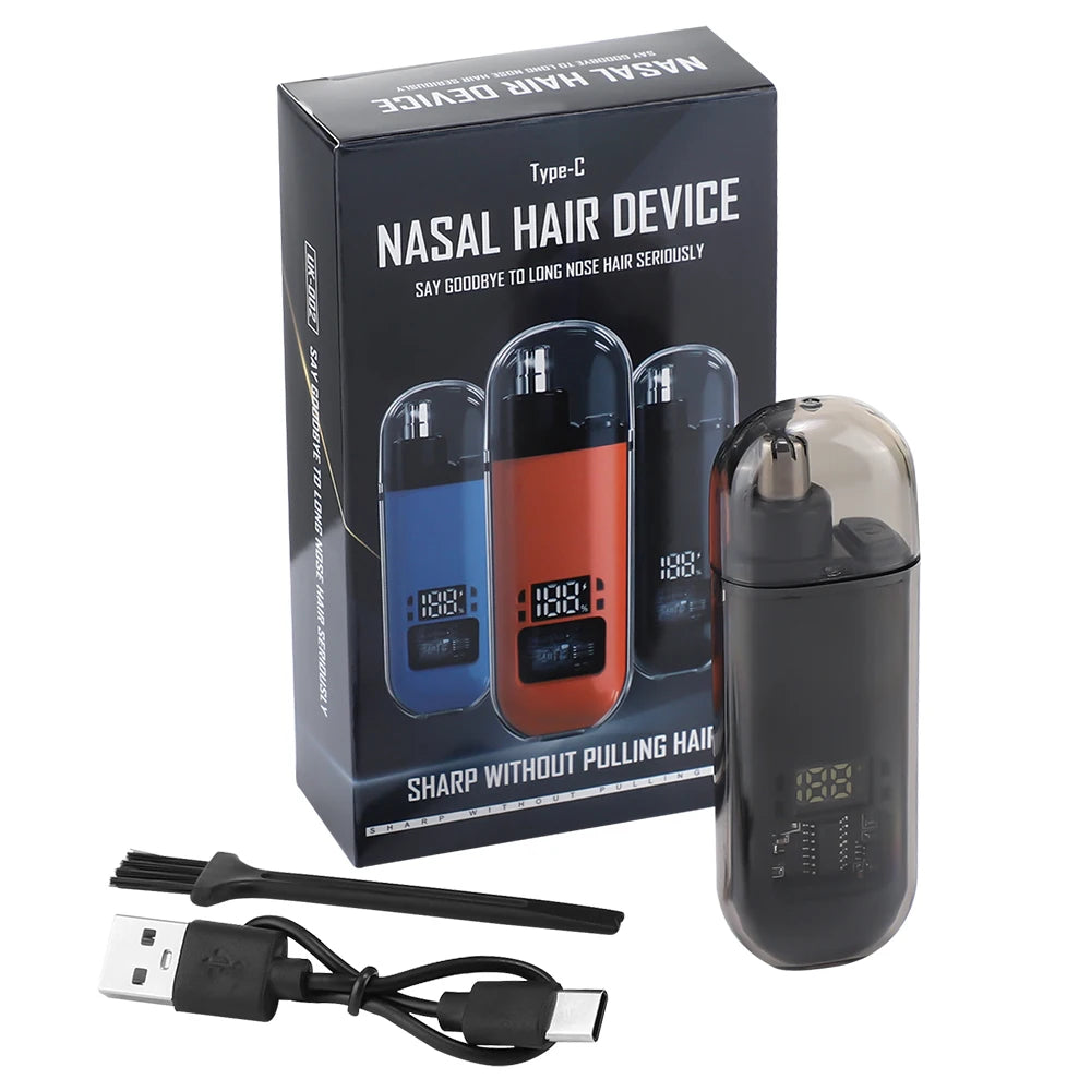 Electric USB Rechargeable Nose and Ear Hair Trimmer