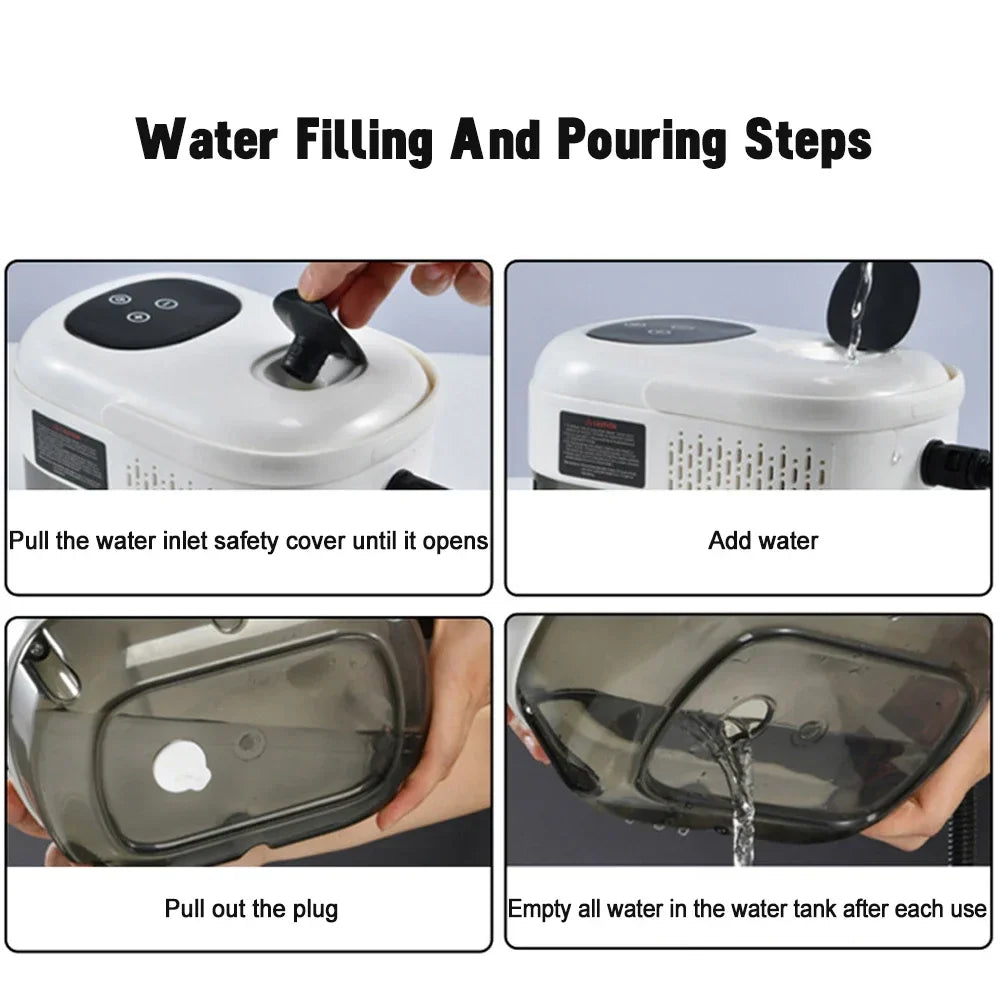 High-Pressure Portable Steam Cleaner for Home and Car - 15