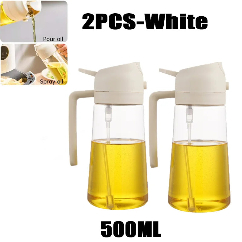 2-in-1 Kitchen Oil Spray and Pour Dispenser