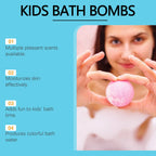 Kids Moisturizing Fizzy Bath Bomb Gift Set