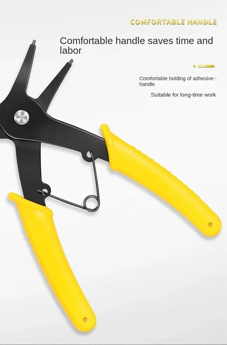 Multifunctional 4-in-1 Circlip Snap Ring Plier Tool