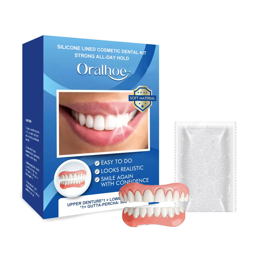 Natural Silicone Dentures for Instant Comfortable Smile
