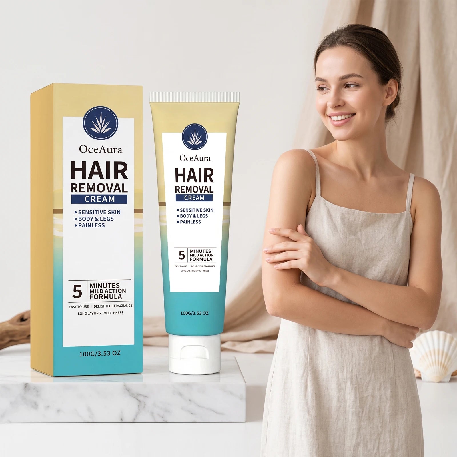 Painless Hair Removal Cream for Body and Sensitive Skin - 3