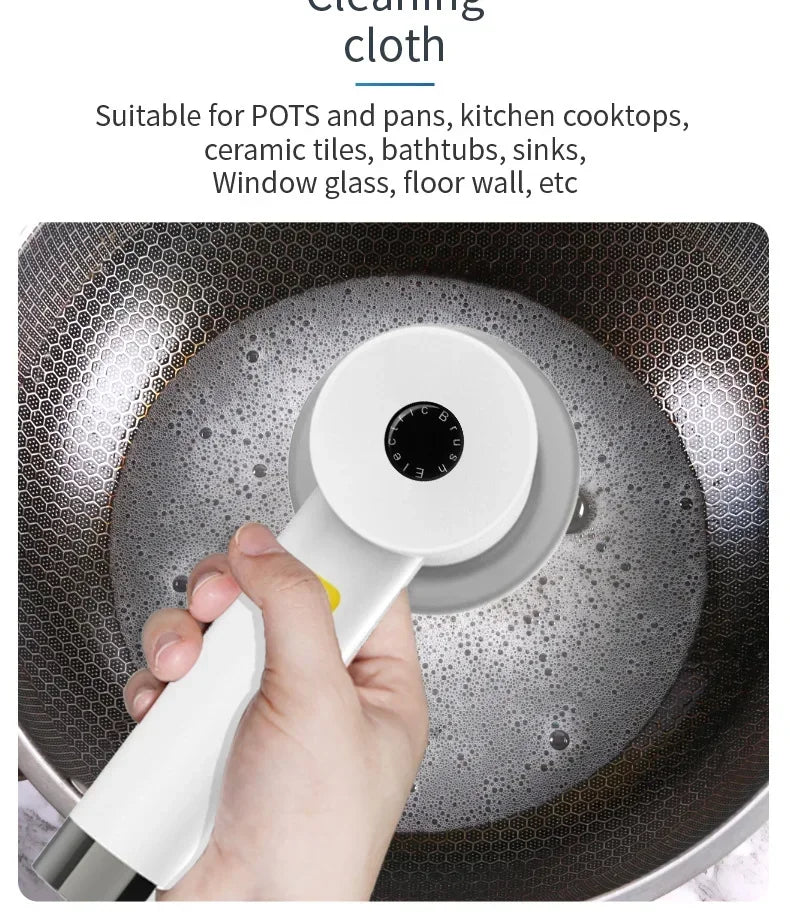 4-in-1 Electric Handheld Power Scrubber for Household Cleaning - 13