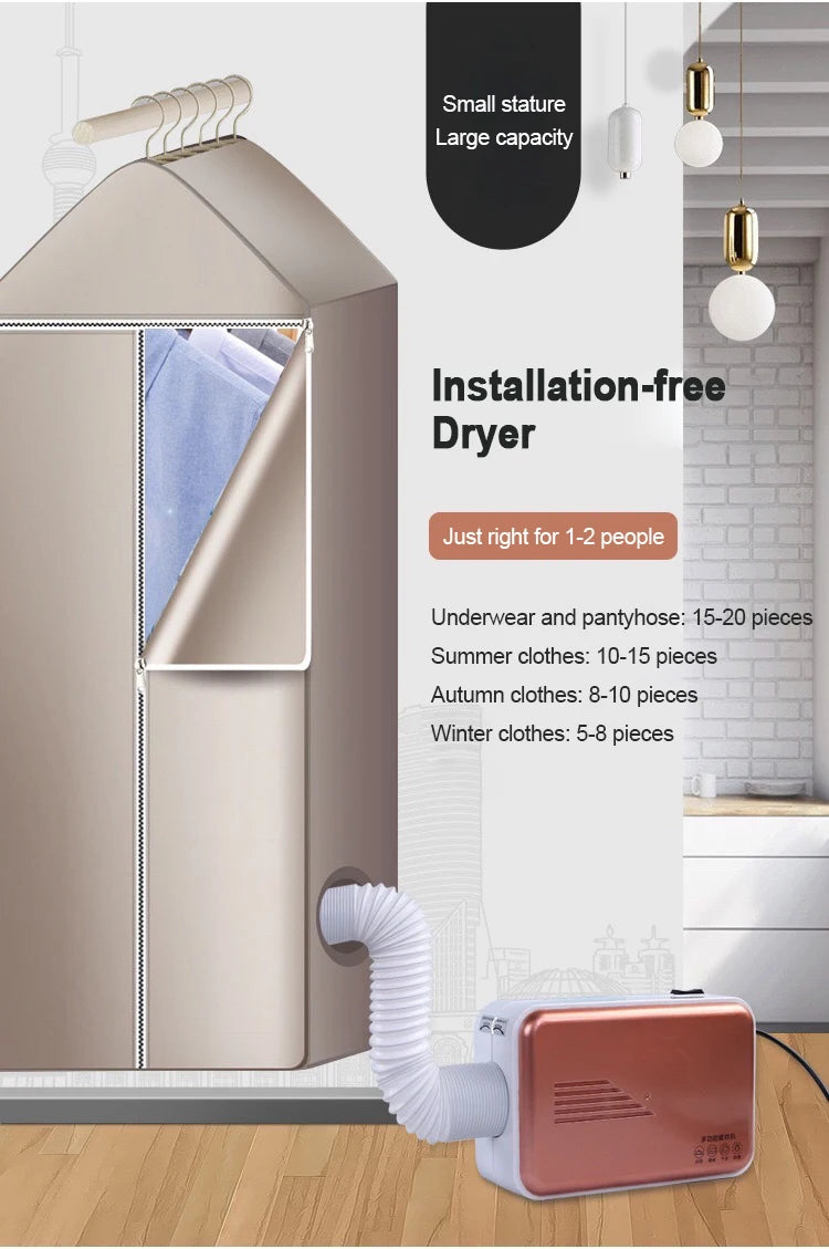 Portable Folding Clothes Dryer for Home and Travel