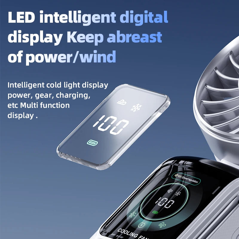 Portable Semiconductor Handheld Cooling Fan - 5