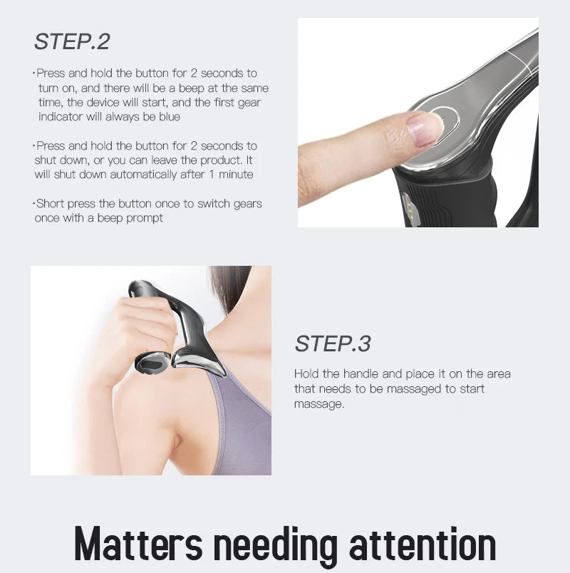 Electric Myofascial Muscle Scraping and Massage Tool - 21