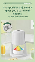 Automatic Electric Ice Shaver for Home Smoothies