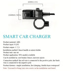 Dual USB Motorcycle Charger for Handlebars and Rearview Mirrors