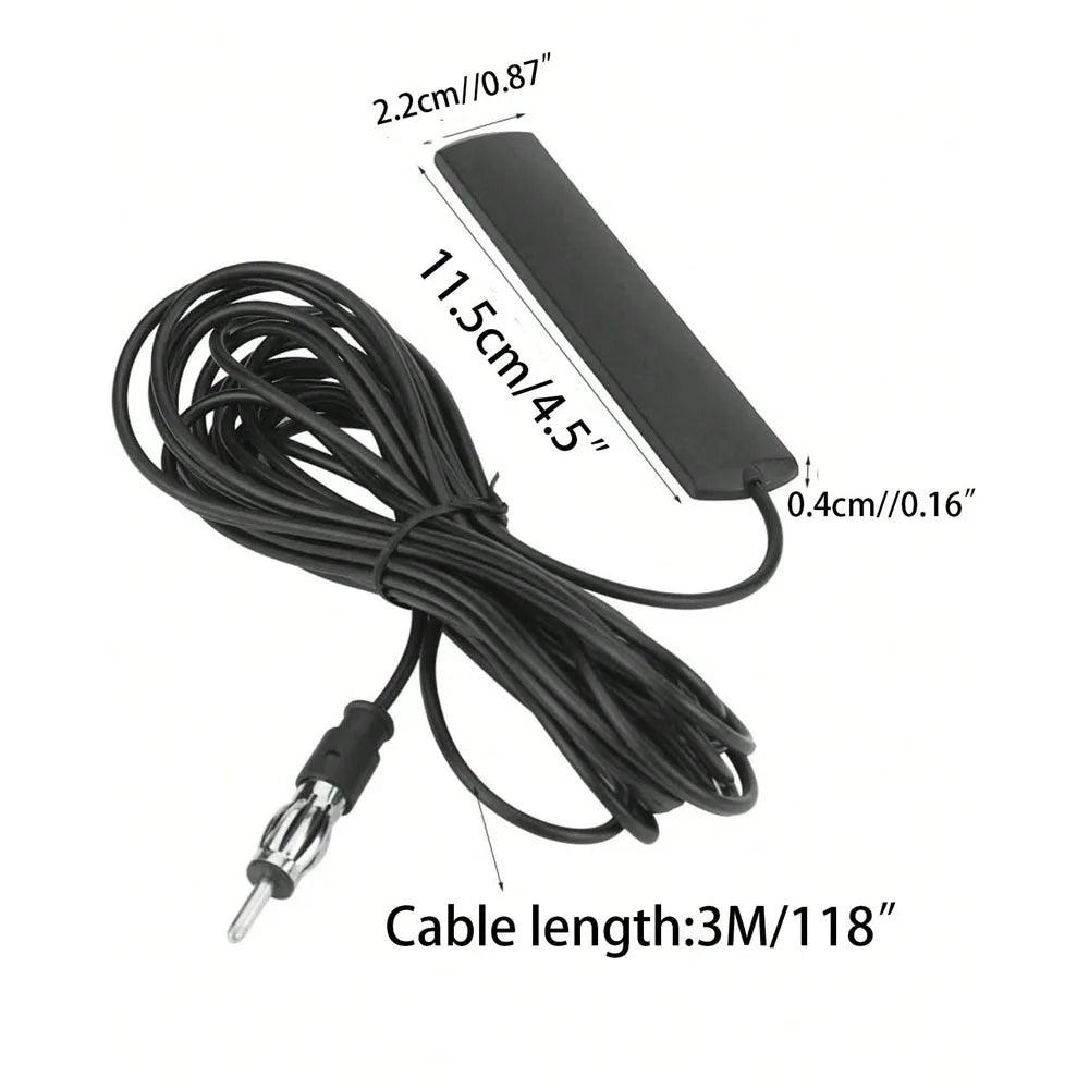 Universal Amplified Car Radio FM Antenna