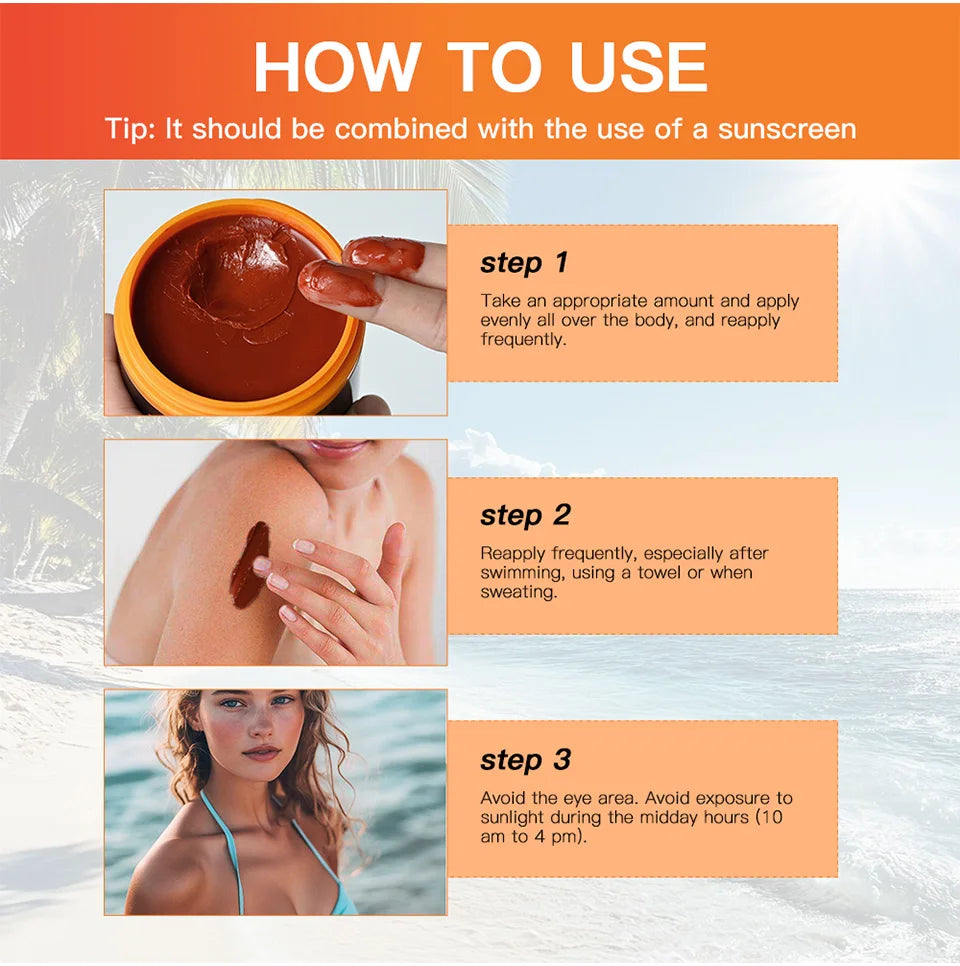 Intensive Sun Tanning Gel for Natural Sun-Kissed Glow